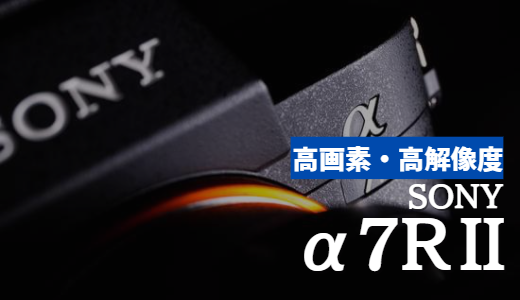 【高画質・高感度ミラーレス一眼】SONY α7RⅡの魅力についてレビュー